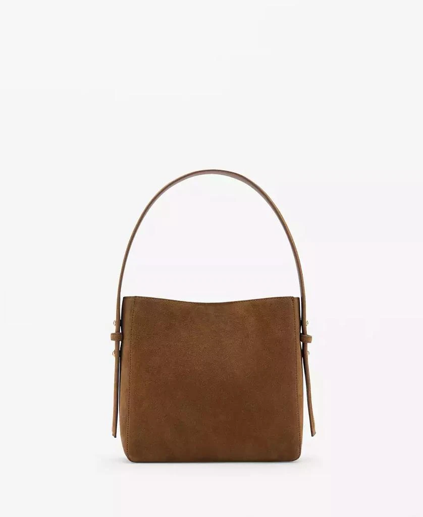 Mango Women's Suede Mini Shopper Bag 1