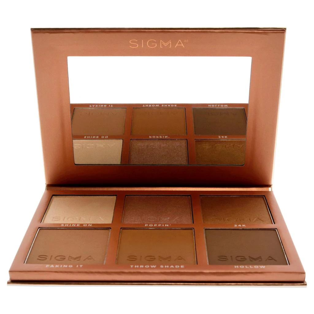 Sigma Beauty Sculpt Highlight Plus Contour Palette by SIGMA Beauty for Women - 0.98 oz Makeup 3