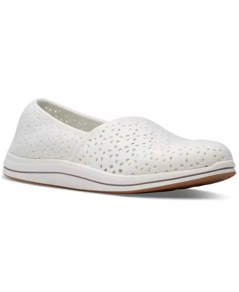 Clarks Women's Cloudsteppers Breeze Emily Perforated Loafer Flats 1