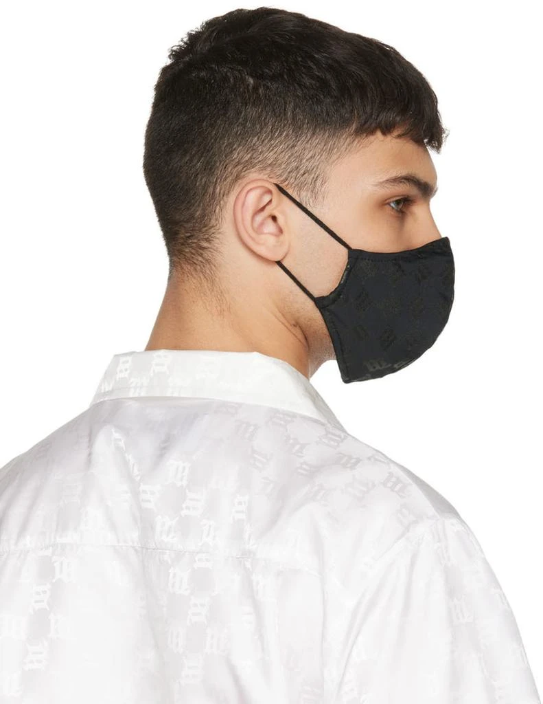 Misbhv Black Monogram Face Mask 3