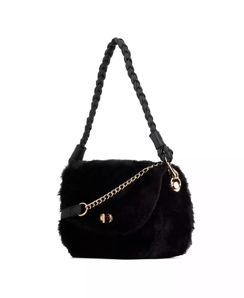 Olivia Miller Women's Faux-Fur Ivone Satchel 5