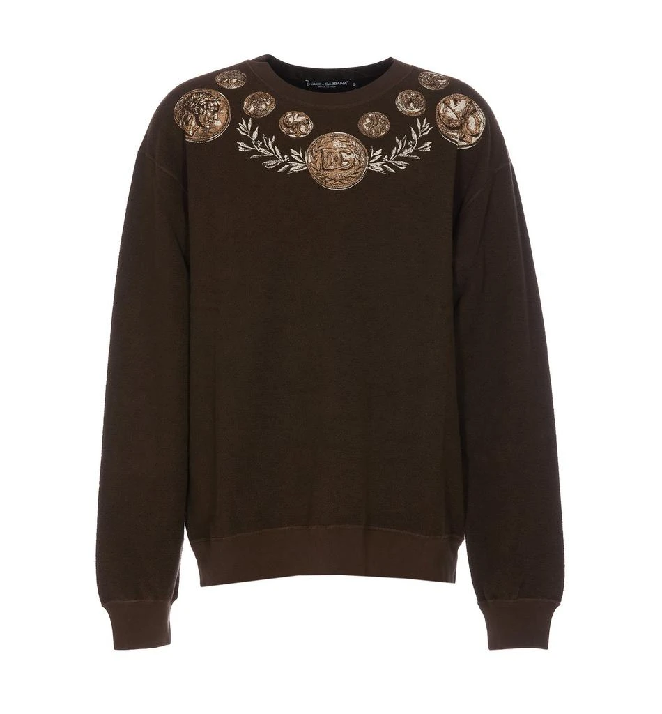 Dolce
Gabbana Dolce
Gabbana Graphic Printed Crewneck Sweatshirt from Cettire