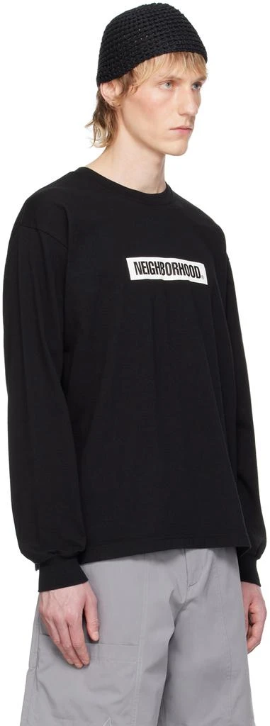 Neighborhood Black Printed Long Sleeve T-Shirt 2