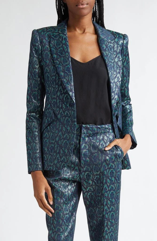 L
Agence Chamberlain Animal Print Blazer