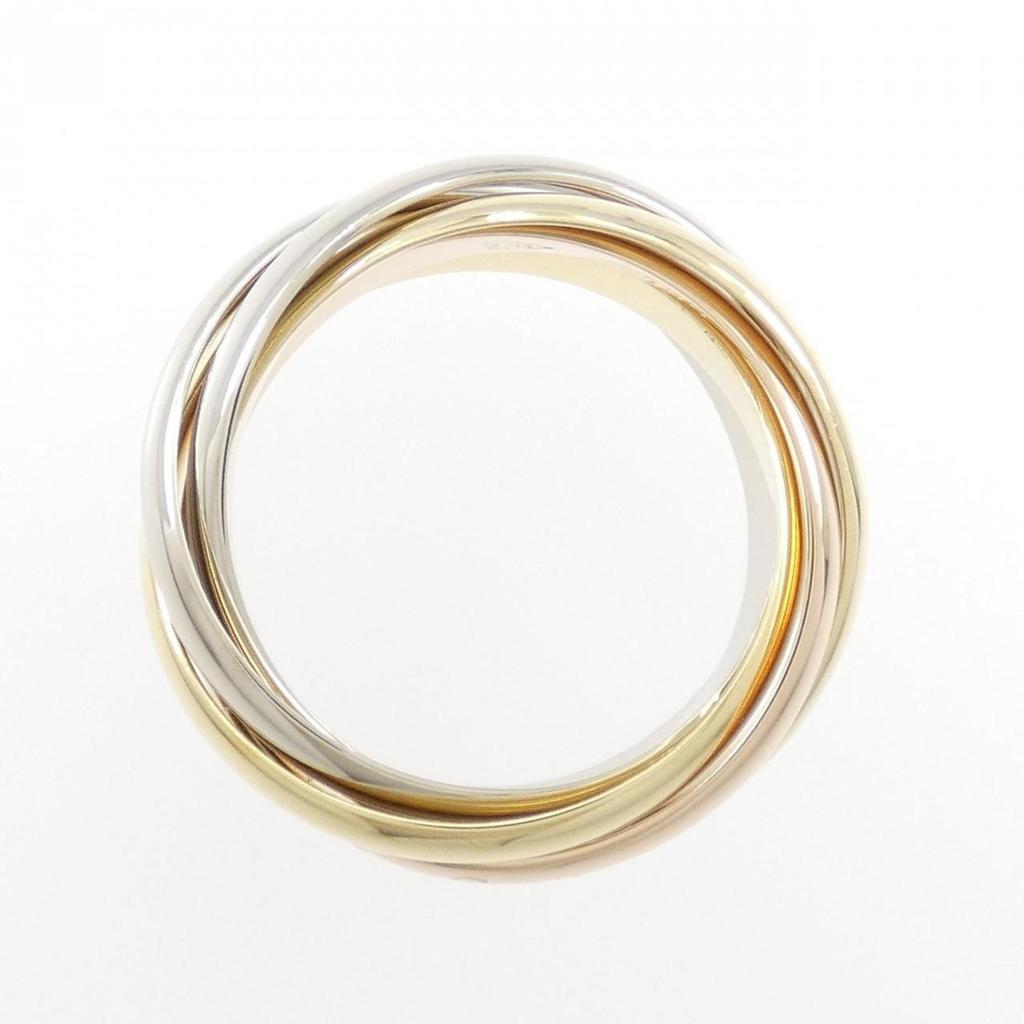 Cartier pink gold gold yellow gold pink gold (18K) gold (18K) yellow gold (18K) Band Ring (Pre-Owned)