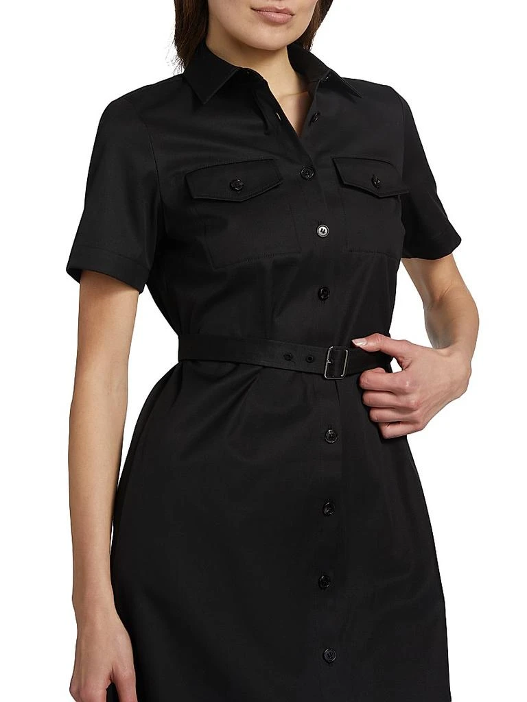Military Midi-Dress  On Sale Now with Up to 2% Off | Discover Exclusive  Deals & Savings at BeyondStyle  Authentic Theory Women's|solid|short  sleeve|midi-length|contemporary|cotton|women's|dresses|a-line|shirtdress|women's  apparel|collared with ...