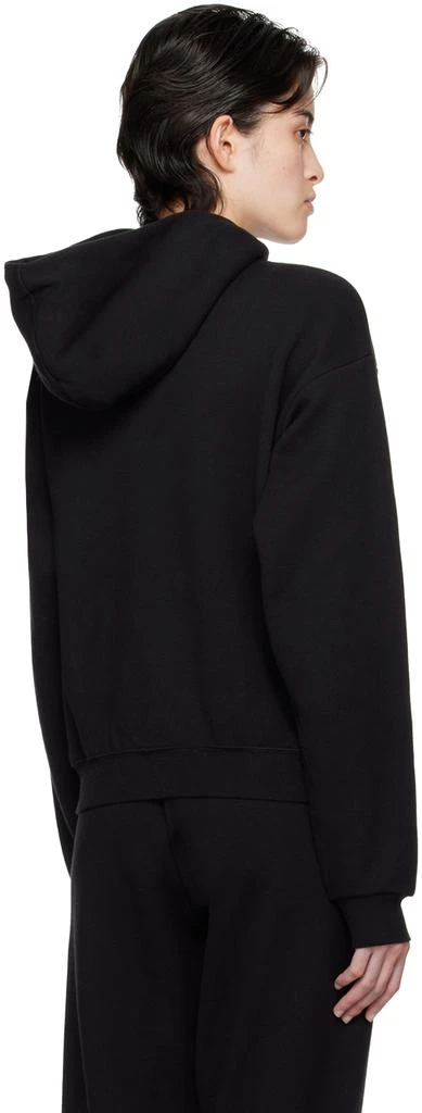 SKIMS Black Cotton Fleece Classic Hoodie 3