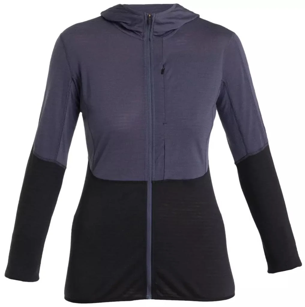 Icebreaker icebreaker Women's Merino Blend 200 Realfleece Descender Long Sleeve Zip Hoodie 1