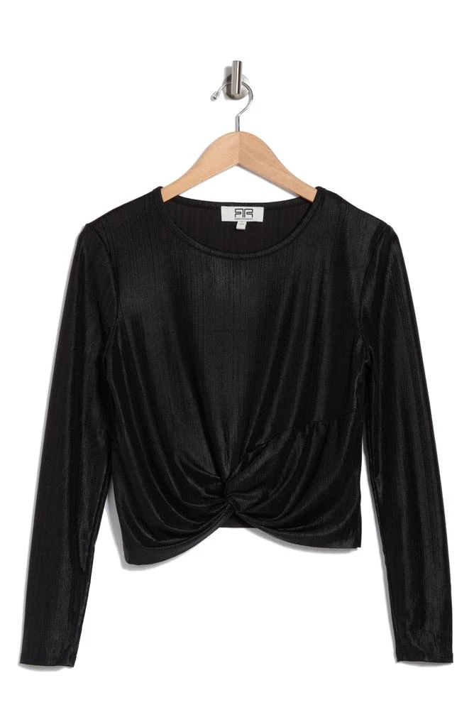 Robert Rodriguez Twist Front Long Sleeve Knit Top 3