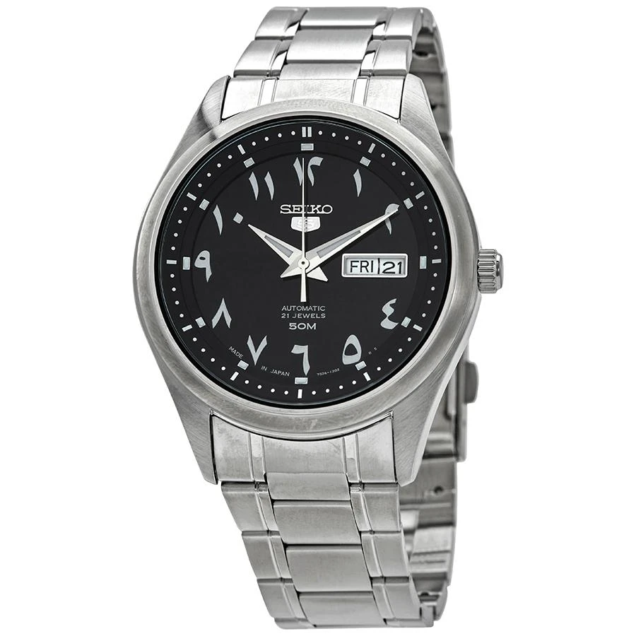 Seiko Seiko 5 Automatic Black Arabic Dial Men's Watch SNKP21J1