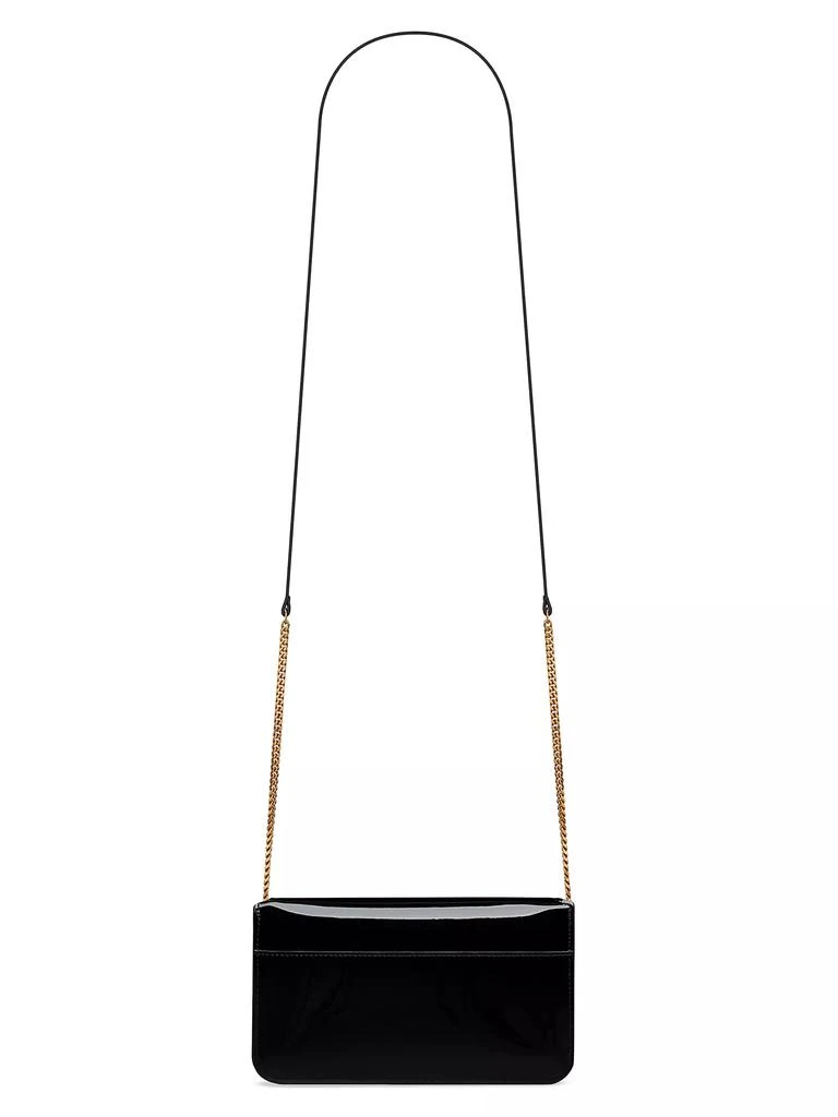 Yves Saint Laurent Cassandre Phone Holder in Patent Leather 6