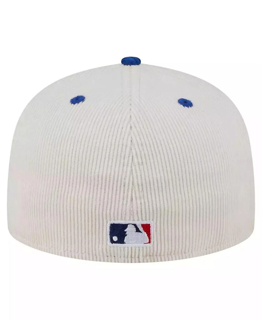 New Era Men's Cream/Royal New York Mets Two-Tone Corduroy 59FIFTY Fitted Hat 4