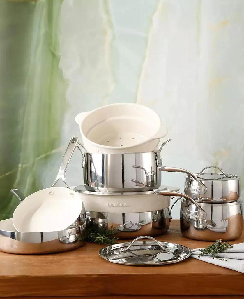 Bloomhouse 12 Piece Stainless Steel Non-Stick Cookware Set 2