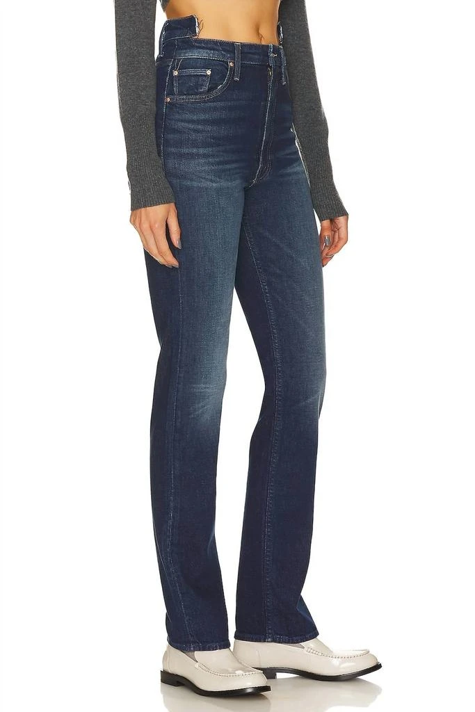 MOTHER High Waisted Rider Shift Sneak Jeans In Digital Underground 2