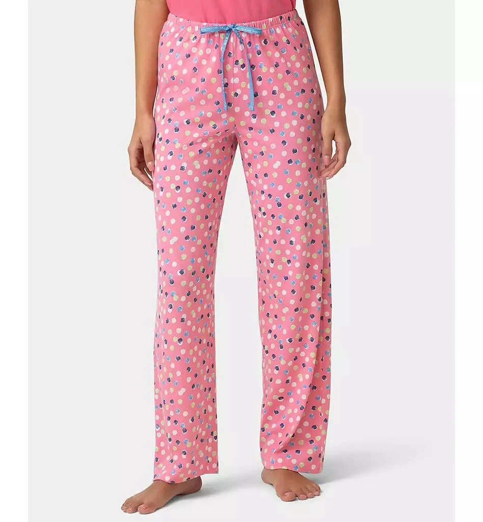 Hue Women
s Chalk Dot Printed Mid-Rise Pants