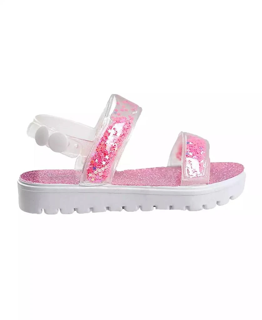 Bebe Toddler Girls Loose Glitter Straps Sandals 2