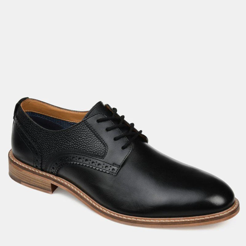 Thomas and Vine Clayton Wide Width Plain Toe Brogue Derby 1