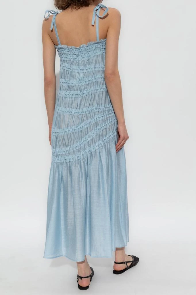 Tory Burch Tory Burch Shoulder Tie Smocked Midi Dress 3