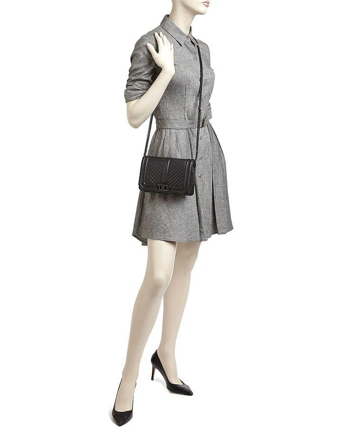 Rebecca Minkoff Love Chevron Quilt Small Leather Crossbody 2