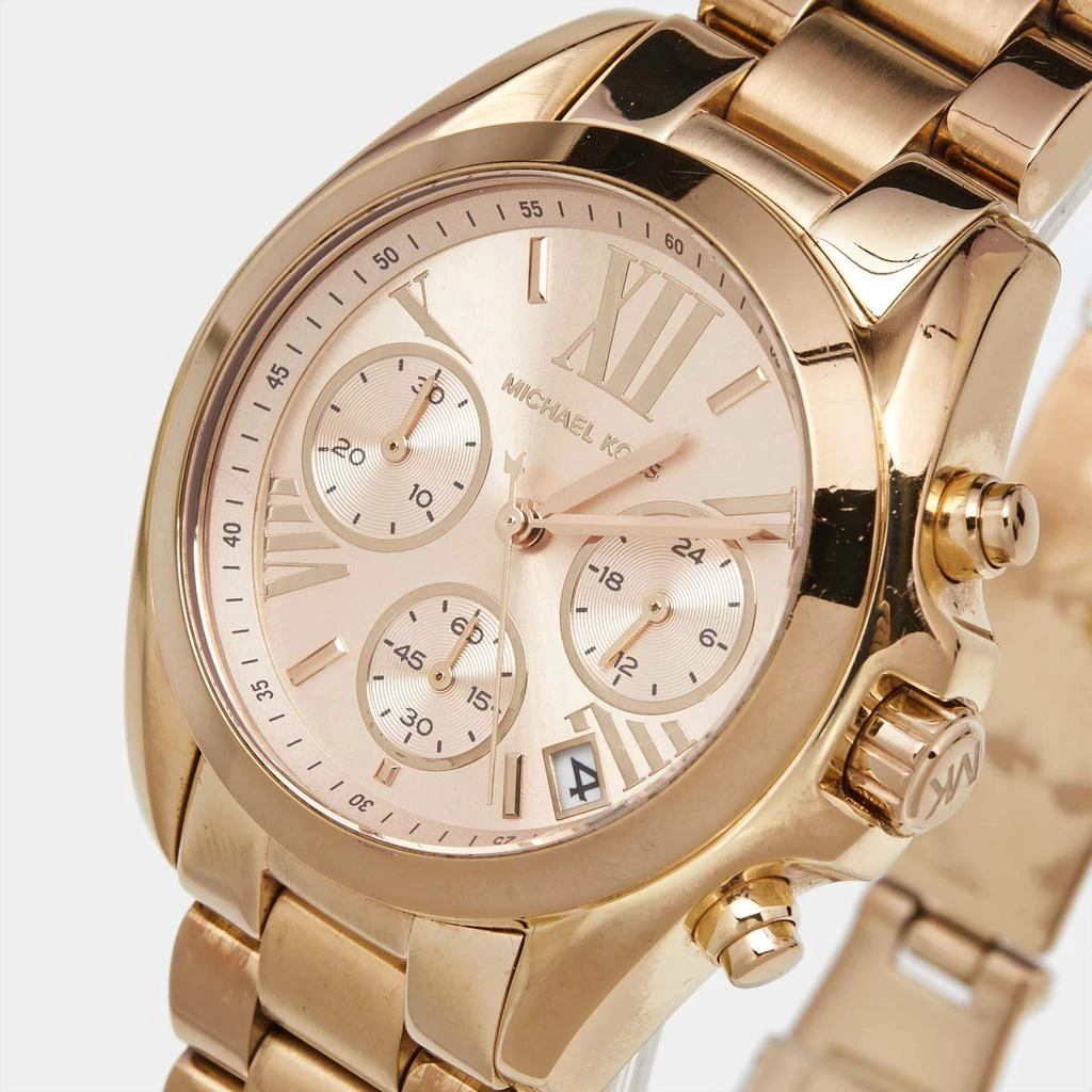 Michael Kors Michael Kors Rose Gold Plated Steel Bradshaw Chronograph MK5799 Women's Wristwatch 37 mm 3
