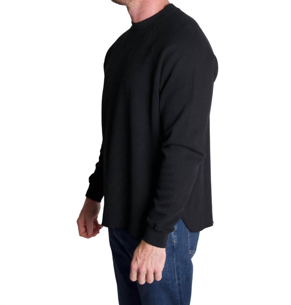 Knickerbocker Raglan Mock Neck In Black