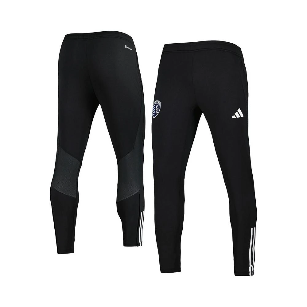 adidas Men's Black Sporting Kansas City 2023 On-Field Team Crest AEROREADY Training Pants 1