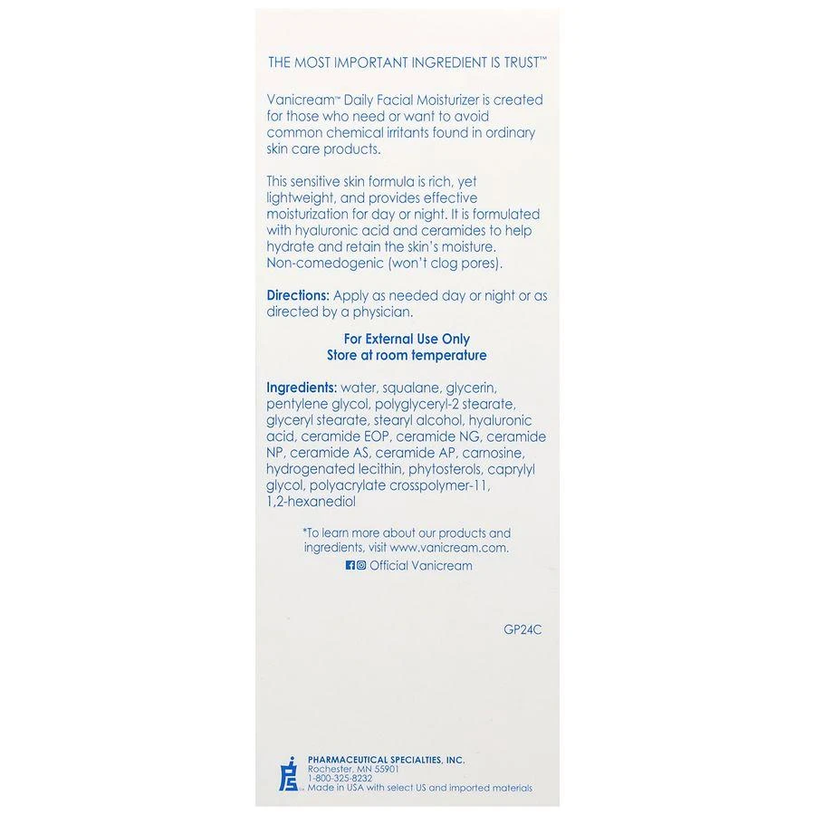 Vanicream Daily Facial Moisturizer Fragrance-Free 2