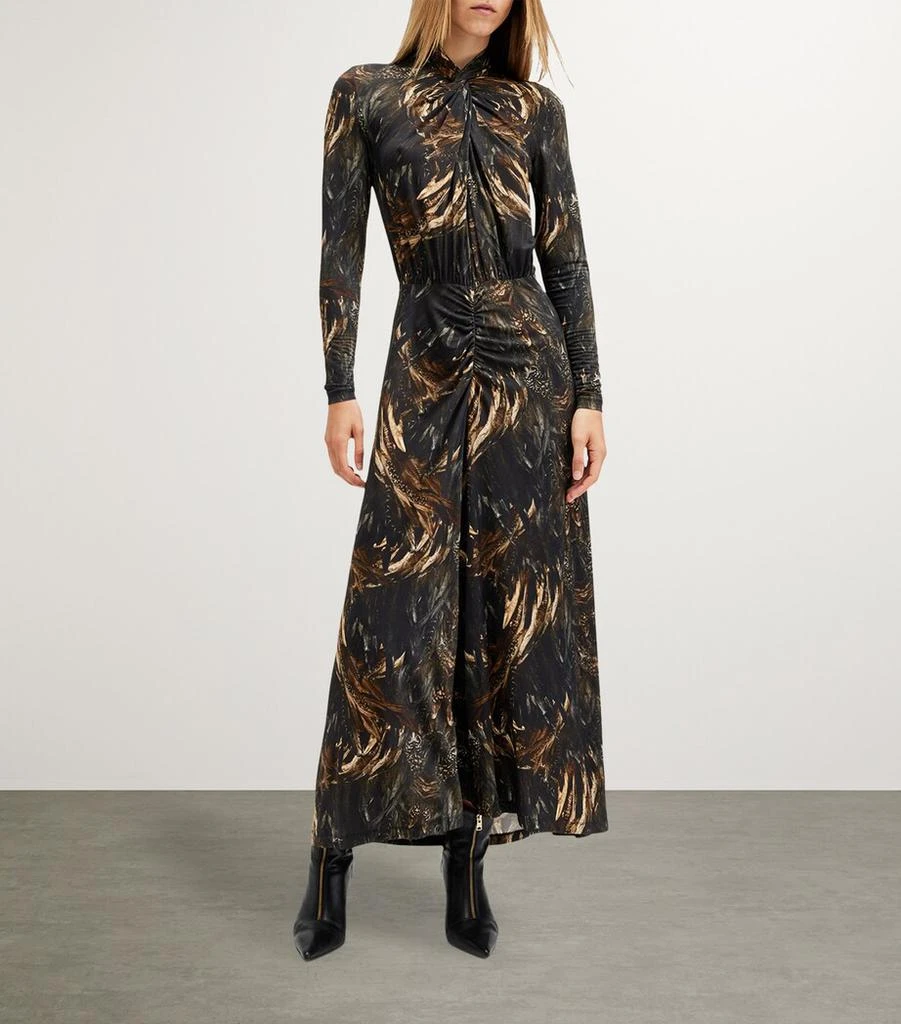 ALL SAINTS Printed Mina Maxi Dress 3