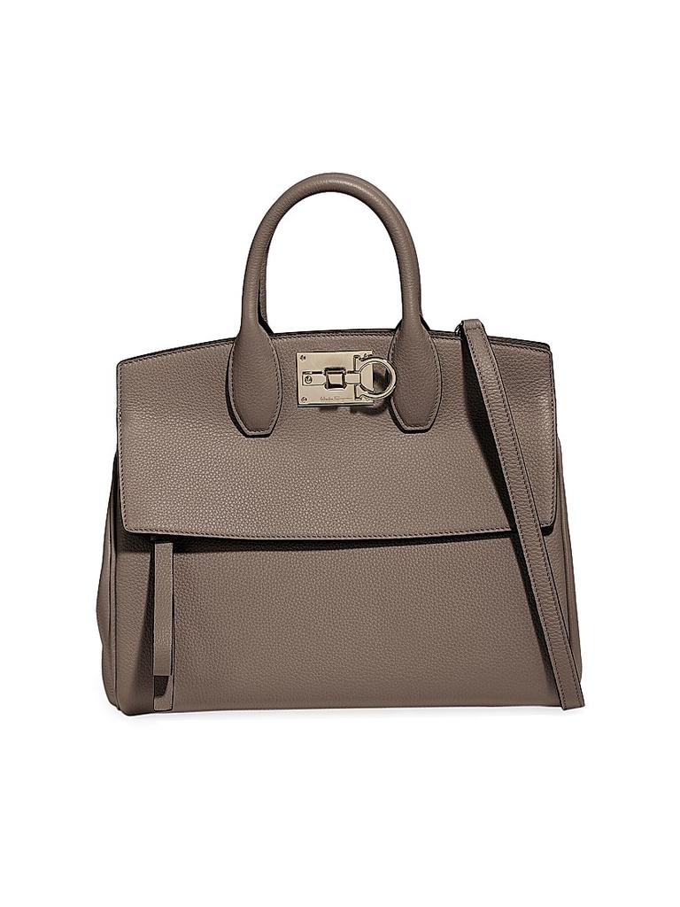 Salvatore Ferragamo Ferragamo Studio Gancini Zipped Tote Bag