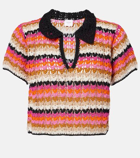 ANNA KOSTUROVA Summer cotton polo shirt