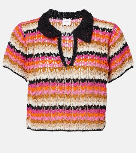 ANNA KOSTUROVA Summer cotton polo shirt 1