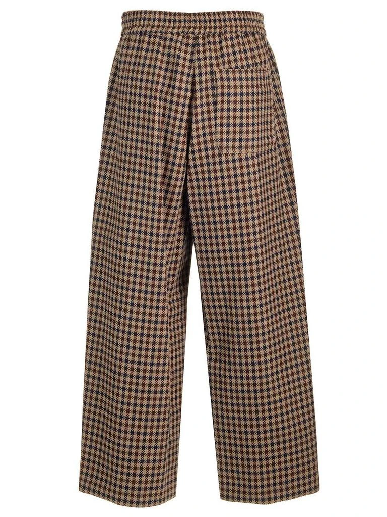 Weekend Max Mara Weekend Max Mara Ebe Checked Wide Leg Trousers 2