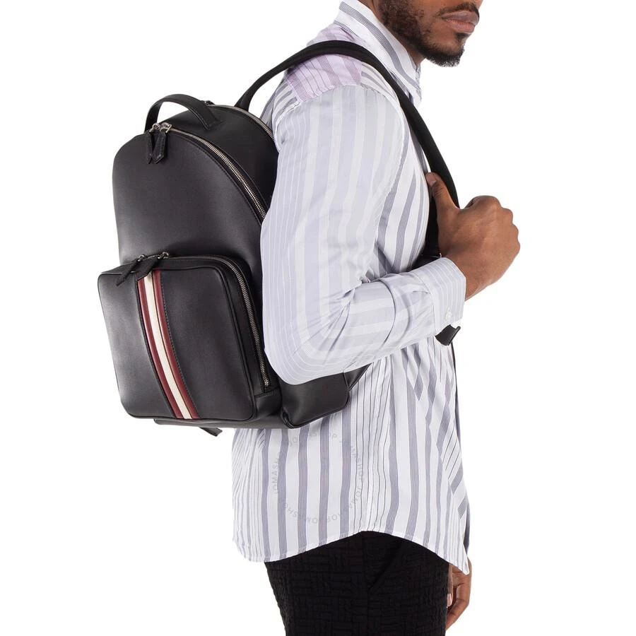 Bally Mythos Vertical Stripe Leather Backpack 2