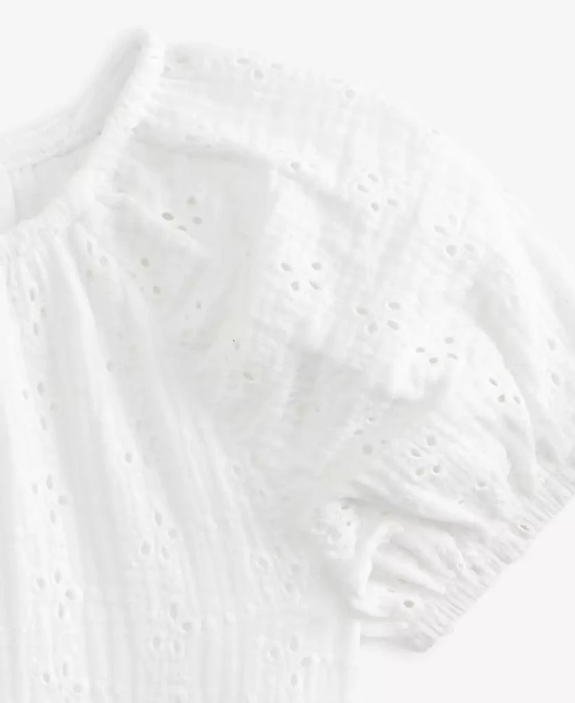 First Impressions Baby Girls Woven Cotton Eyelet Dress, Exclusively at Macy's 3