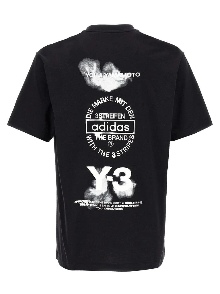 Y-3 Y-3 Graphic Printed Short Sleeved T-Shirt 2