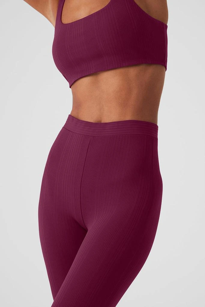 Alo High-Waist 7/8 Run It Back Legging - Wild Berry 5