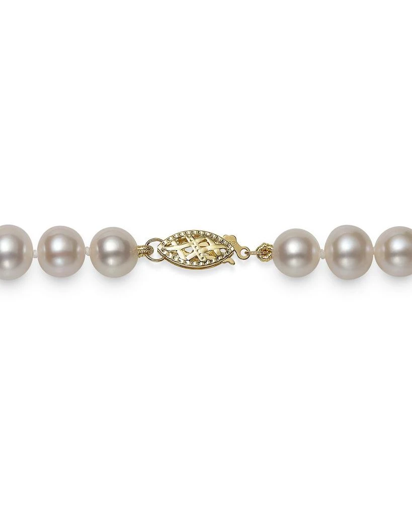 Bloomingdale's Cultured Freshwater Pearl Necklace in 14K Yellow Gold, 18" 4