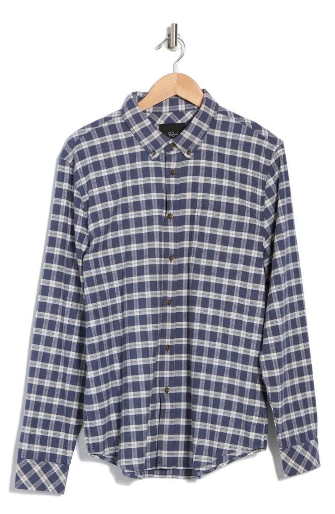 Rails Reid Check Stretch Cotton Button-Down Shirt 3