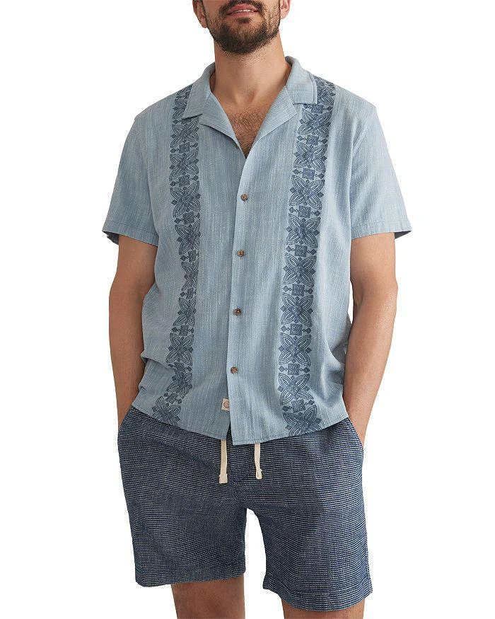Marine Layer Embroidered Resort Shirt 1