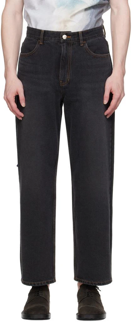 ADER error Black Significant Tag Jeans 1