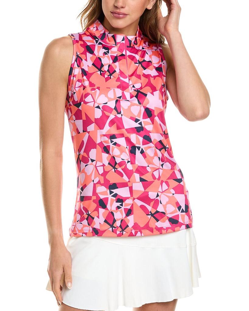 Callaway Geometric Floral Top