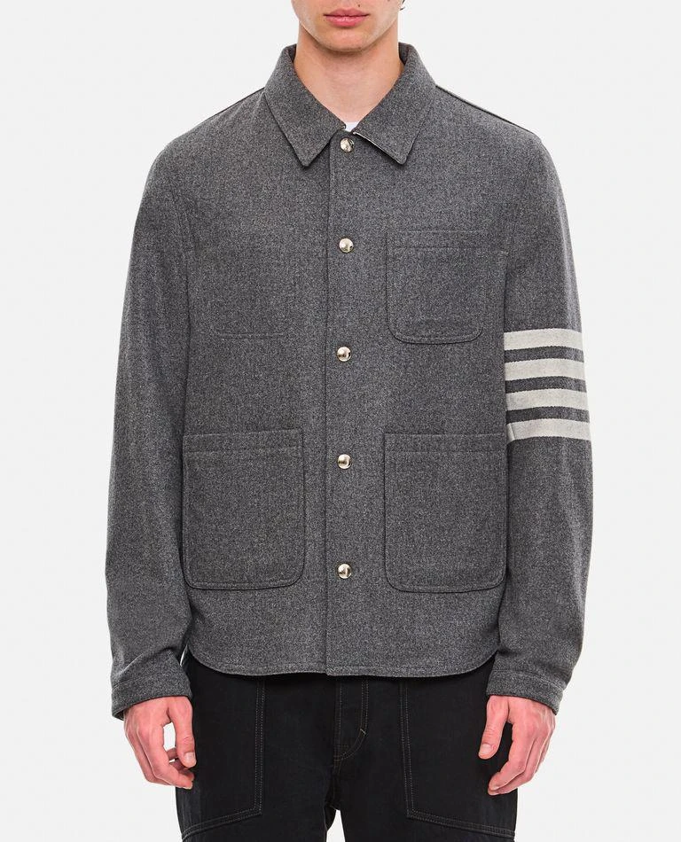 Thom Browne 4 Bar Utility Patch Pocket Jacket 1