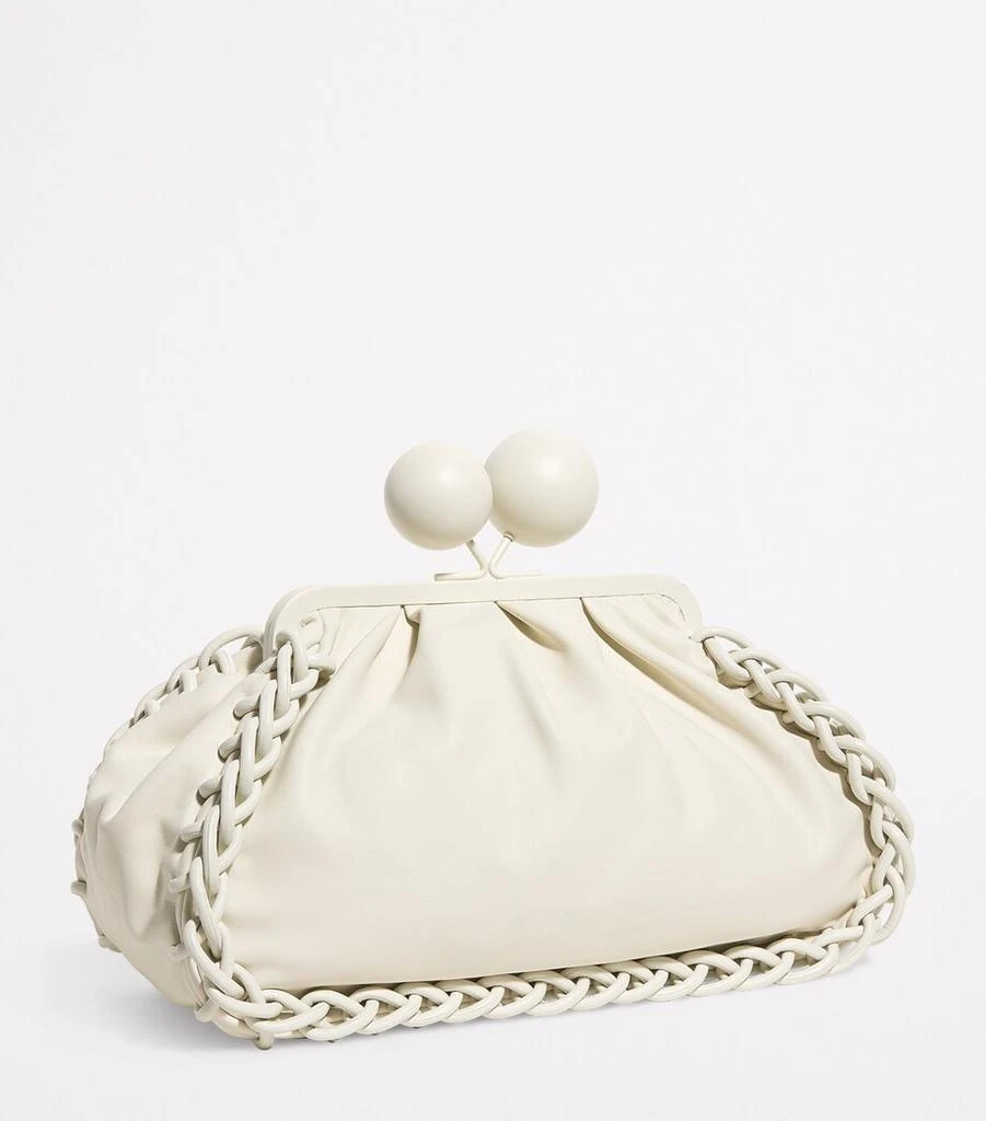 Weekend Max Mara Medium Nappa Leather Pasticcino Clutch Bag 3