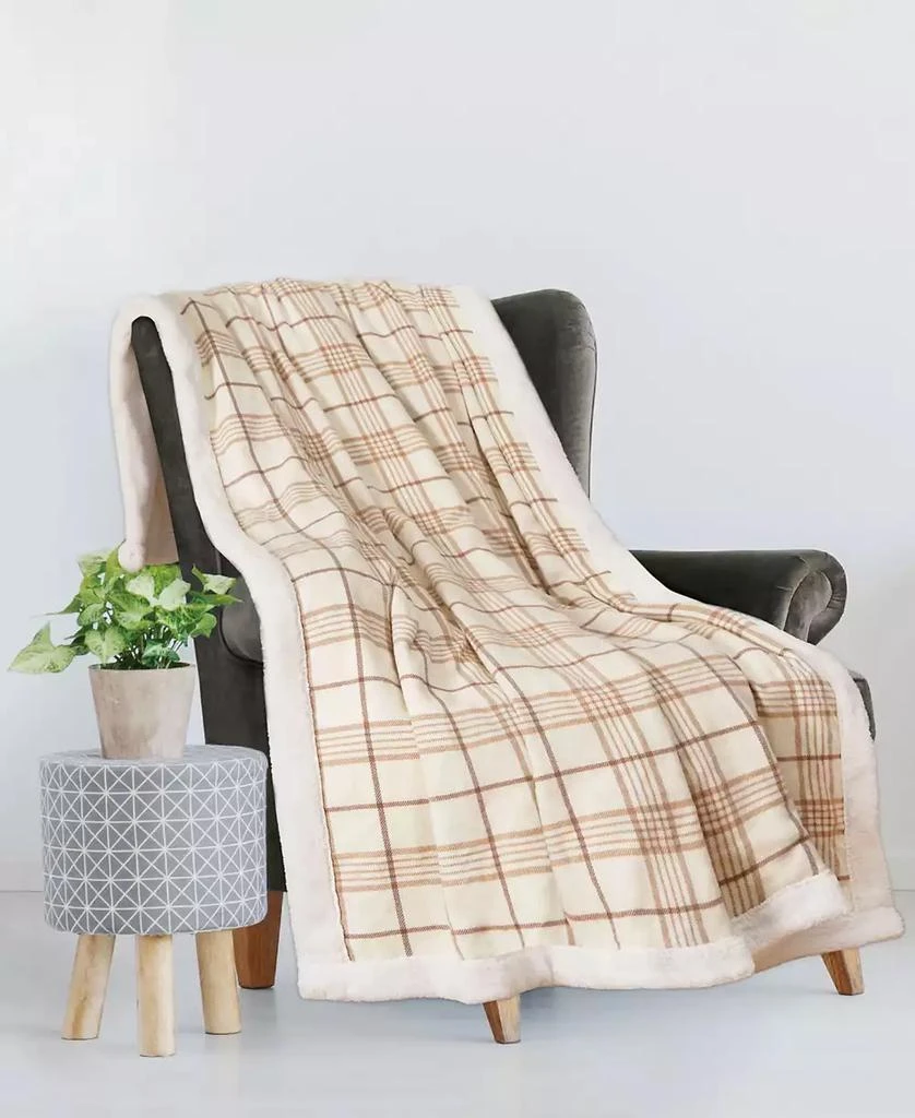 Thermasnug Faux Cashmere Oversized Electric Throw, 50" x 70" 1