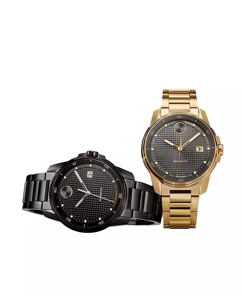 Movado Men's Bold Verso Swiss Automatic Ionic Plated Light Gold Steel Watch, 41mm 4