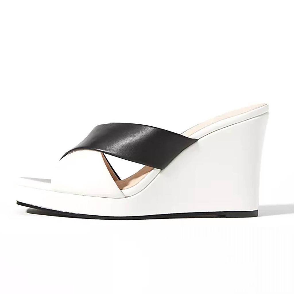 Cecelia New York Wesley Heels In Black/white