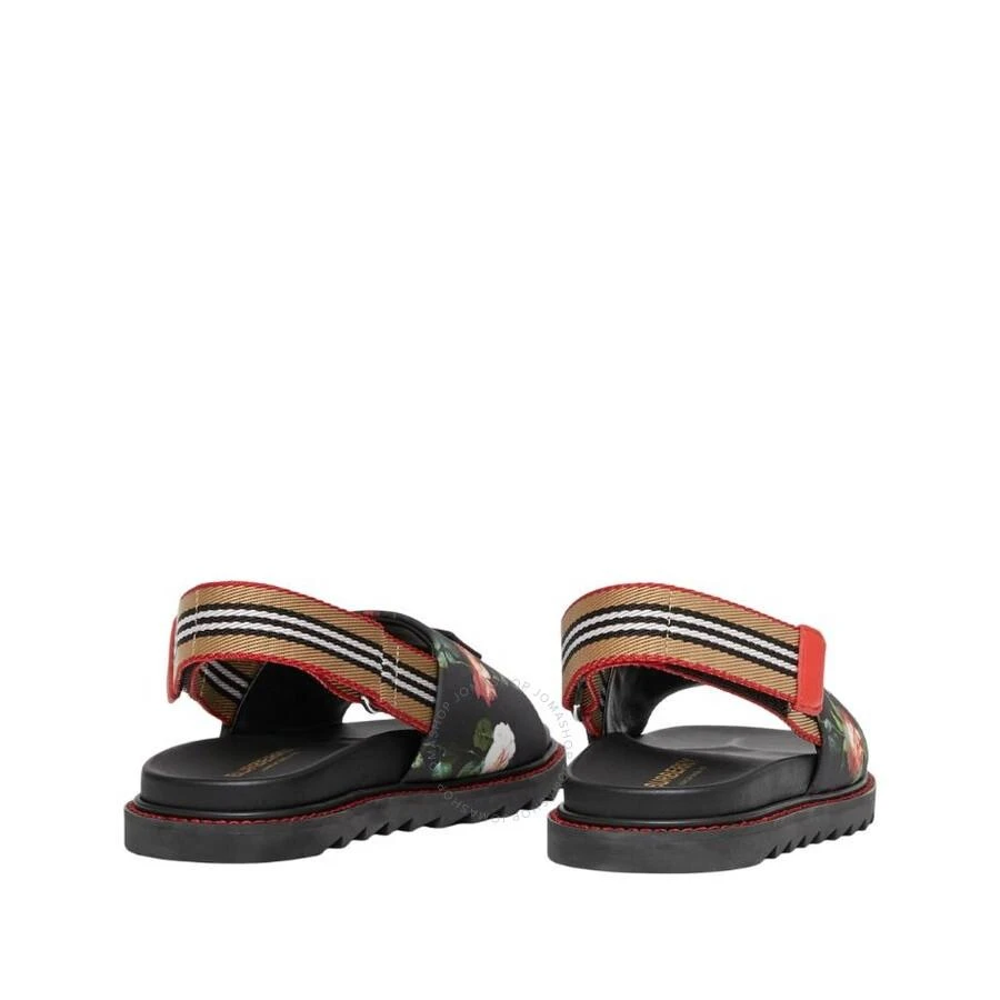 Burberry Kids Bryson Icon Stripe Floral Sandals 2
