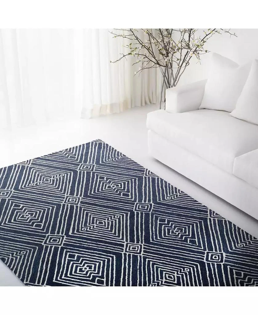 Ralph Lauren Isabella LRL6608N Indigo 4' X 6' Area Rug 2