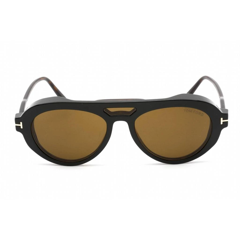 Tom Ford Tom Ford Women's Eyeglasses - Dark Havana Plastic Aviator Shape Frame | FT5760-B 052 2