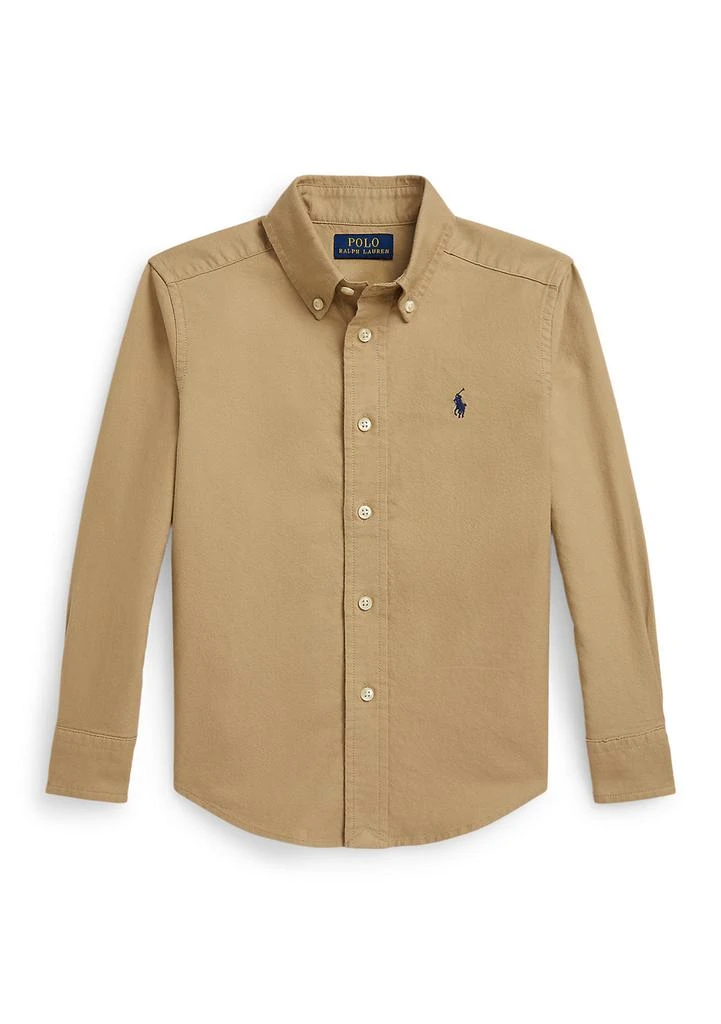 Ralph Lauren Boys 2-7 Garment-Dyed Cotton Oxford Shirt